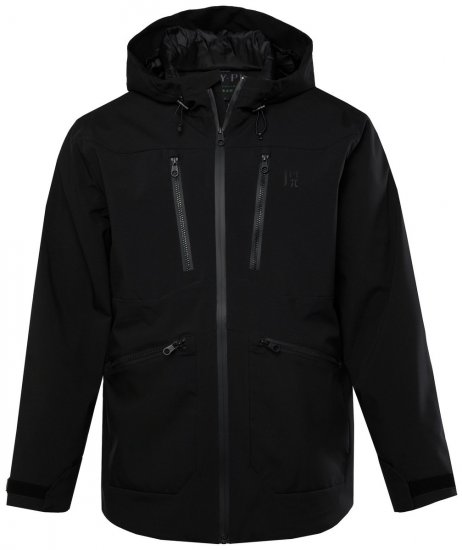 Jay-Pi 834145 Waterdicht functionele jas Zwart - Sportkleding & outdoor - Sport- & Outdoorkleding Heren Grote Maten