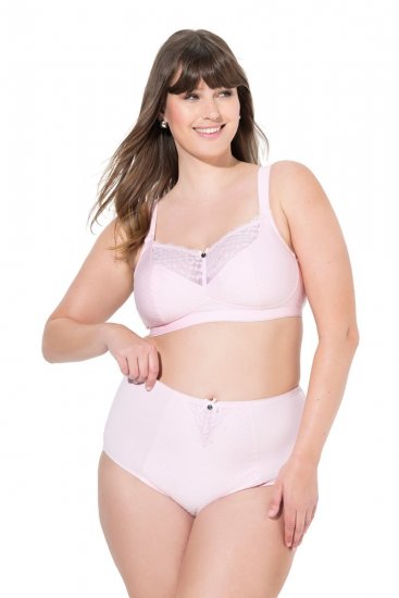 Ulla Popken 834307 Corrigerende slip met kant Roze - Shapewear - 