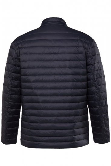 Boston Park 416 Gewatteerd jack met opstaande kraag Donkerblauw - Jassen - Grote Maten Herenjassen