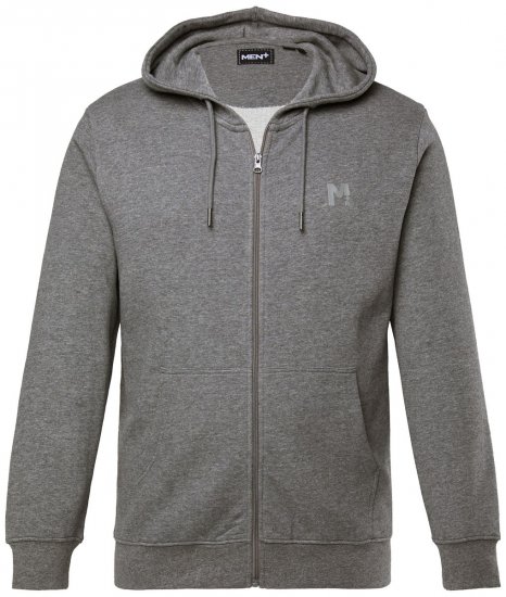 Men+ 851 Hoodie met rits Grijs gemêleerd - Sweaters & hoodies - Sweaters & Hoodies Grote Maten Heren