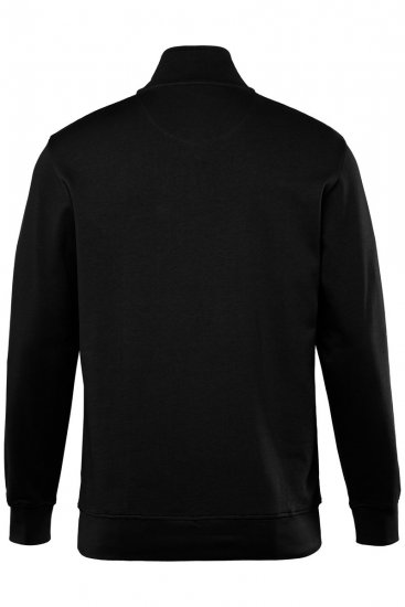 Men+ 856 Sweater met halve rits Zwart - Sweaters & hoodies - Sweaters & Hoodies Grote Maten Heren