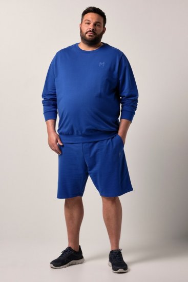Men+ 865 Sweatshirt Kobaltblauw - Sweaters & hoodies - Sweaters & Hoodies Grote Maten Heren