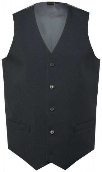 Men+ 067 Porto Kostuumgilet Grijs - Pakken - Grote Maten Kostuum Heren