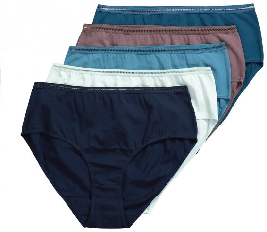 Ulla Popken 835618 Slips 5-pack Gebroken wit - Slips - 