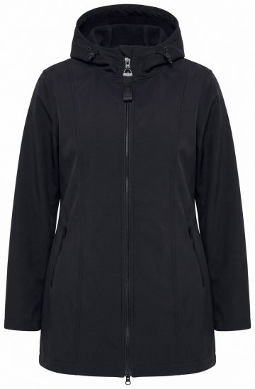 Ulla Popken 836064 Functioneel jack Zwart - Jassen - Grote maten jassen voor dames