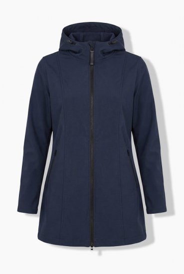 Ulla Popken 836064 Functioneel jack Donkerblauw - Jassen - Grote maten jassen voor dames