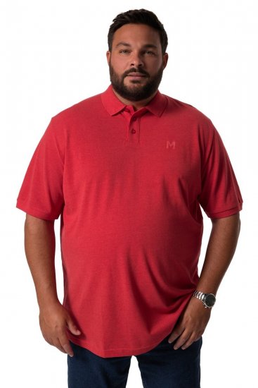 Men+ 256 Poloshirt Rood - Polo shirts - Grote Maten Poloshirts Heren