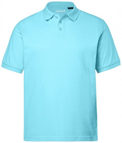 Men+ 256 Poloshirt Lichtturquoise - Polo shirts - Grote Maten Poloshirts Heren