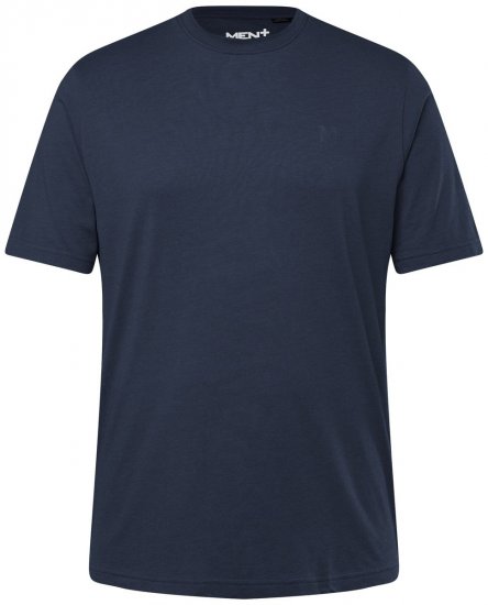 Men+ 276 T-shirt ronde hals Donkerblauw - T-shirts - Grote Maten T-shirts Heren