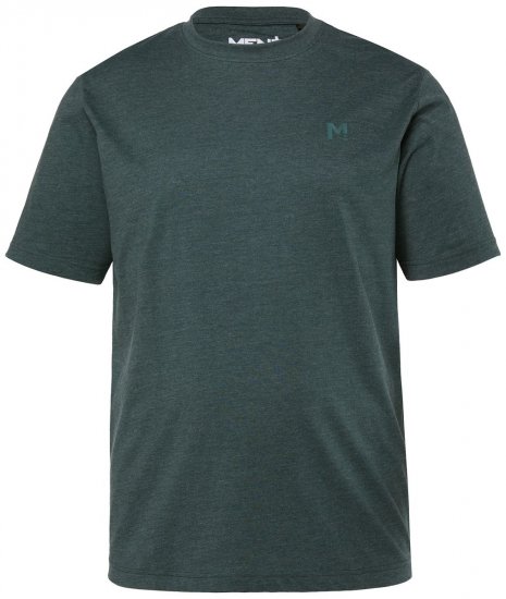 Men+ 276 T-shirt ronde hals Donkergroen - T-shirts - Grote Maten T-shirts Heren