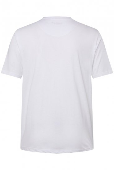 Men+ 279 T-shirt V-hals Wit - T-shirts - Grote Maten T-shirts Heren