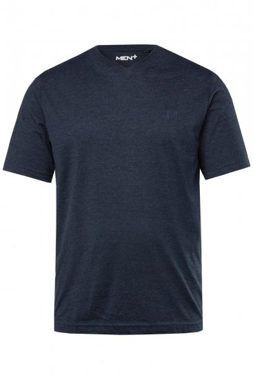 Men+ 299 T-shirt V-hals Donkerblauw set van 2 - T-shirts - Grote Maten T-shirts Heren
