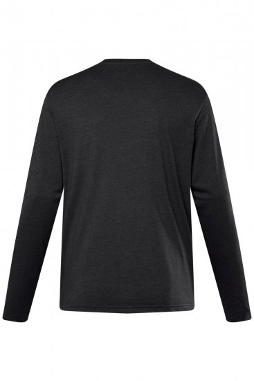 Men+ 307 T-shirt lange mouw Zwart - T-shirts - Grote Maten T-shirts Heren