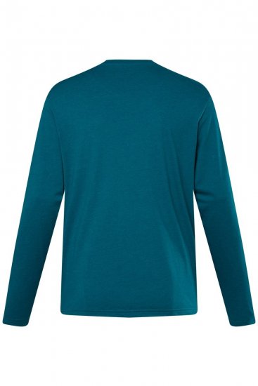 Men+ 307 T-shirt lange mouw Grijsblauw - T-shirts - Grote Maten T-shirts Heren