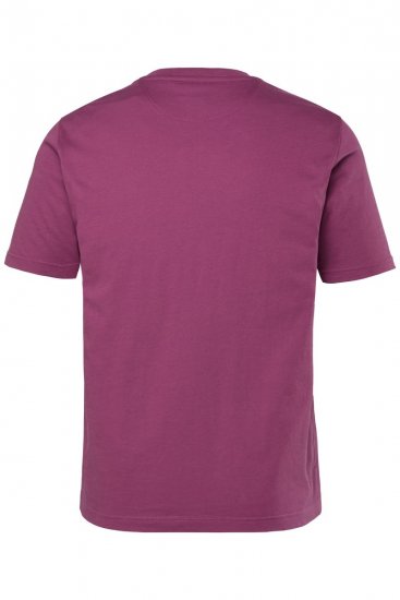 Men+ 424 T-shirt Trout Trophy Licht bessenrood - T-shirts - Grote Maten T-shirts Heren