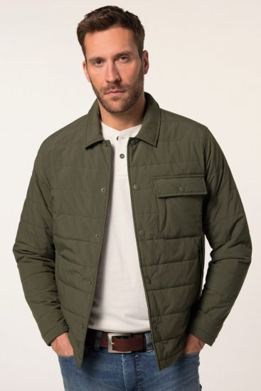 JP1880 Jacket Extra Light Dark Olive - Jassen - Grote Maten Herenjassen