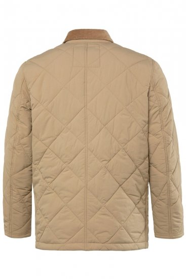 JP1880 836628 Gewatteerd jack in westernstijl Donkerbeige - Jassen - Grote Maten Herenjassen