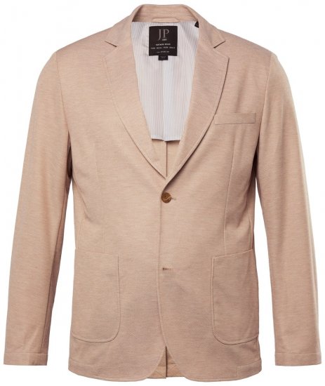 JP1880 836698 Colbert in stretchkwaliteit Beige - Pakken - Grote Maten Kostuum Heren