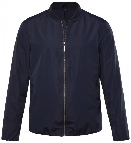 Men+ 823 Ultralicht bomberjack bellyfit Donkerblauw - Jassen - Grote Maten Herenjassen