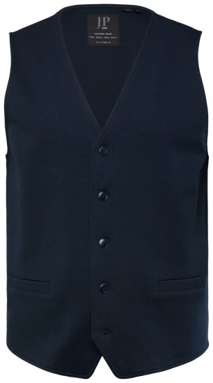 JP1880 New York Flexnamic Jersey gilet Donkerblauw - Pakken - Grote Maten Kostuum Heren