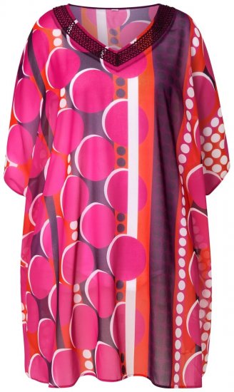 Ulla Popken 836864 Jurk Roze - Kaftans - 