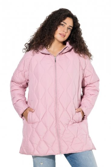 Ulla Popken 837208 Gewatteerd jack Oudroze - Jassen - Grote maten jassen voor dames