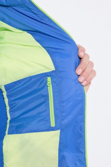 Ulla Popken 837409 Gewatteerd HYPRAR-vest Blauw - Bodywarmers - 