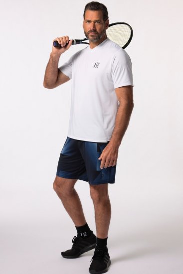 JP1880 FLEXNAMIC® GeoMotion Tennis Shorts Dark Blue - Sportkleding & outdoor - Sport- & Outdoorkleding Heren Grote Maten