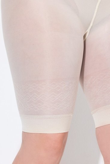 Ulla Popken 838209 Corrigerende anti-schuur shorts Gebroken wit - Anti-schuur shorts - 
