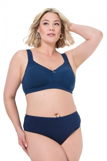 Ulla Popken 838637 Strings 3-pack Donkerblauw - Slips - 