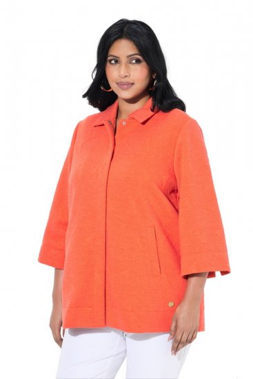 Ulla Popken 838658 Jasje Koraal - Jassen - Grote maten jassen voor dames