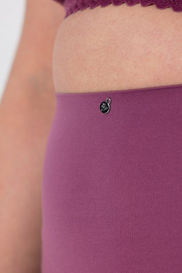 Ulla Popken 838675 Slips met hoge taille Donkerpaars - Slips - 