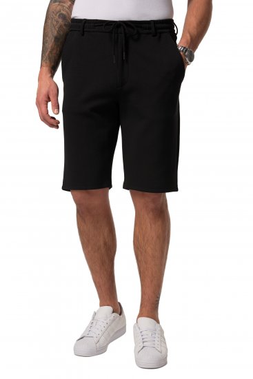 JP1880 Jersey Bermuda Chino Shorts Flexnamic Black - Shorts - Grote Maten Korte Broeken Heren
