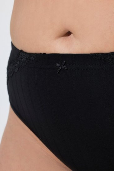 Ulla Popken 839167 Slips met kant 4-pack Meerkleurig - Slips - 