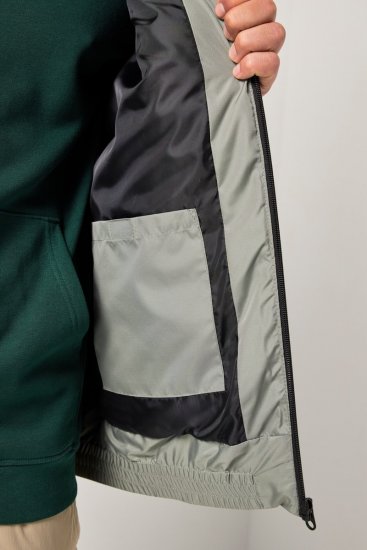 JAY-PI Lightly Quilted Vest with Stomach Fit Grey - Jassen - Grote Maten Herenjassen