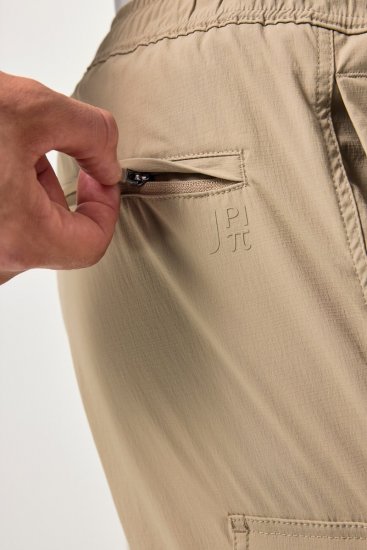 JAY-PI Cargo Pants Ribstop FLEXNAMIC® Beige - Jeans & broeken - Jeans & Broeken Grote Maten Heren