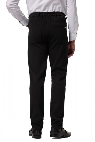 JP1880 New York Flexnamic Jersey broek met vijf zakken Zwart - Pakken - Grote Maten Kostuum Heren