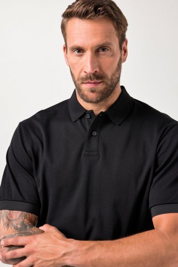 JAY-PI FLEXNAMIC® Poloshirt Black - Polo shirts - Grote Maten Poloshirts Heren