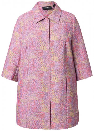 Ulla Popken 839708 Jasje Lila - Jassen - Grote maten jassen voor dames