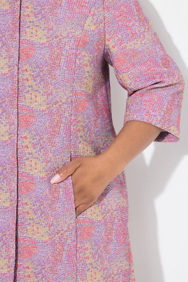 Ulla Popken 839708 Jasje Lila - Jassen - Grote maten jassen voor dames