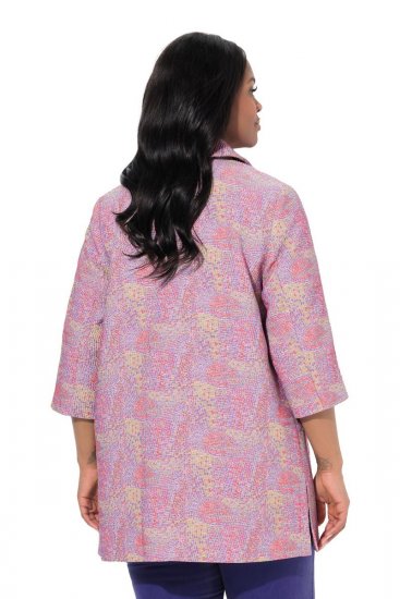 Ulla Popken 839708 Jasje Lila - Jassen - Grote maten jassen voor dames