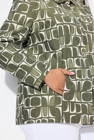 Ulla Popken 839781 Jasje Grijs - Jassen - Grote maten jassen voor dames