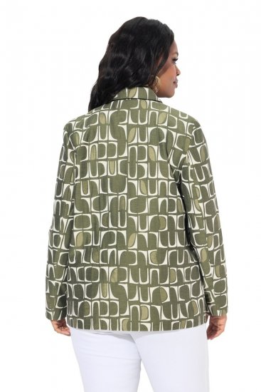 Ulla Popken 839781 Jasje Grijs - Jassen - Grote maten jassen voor dames