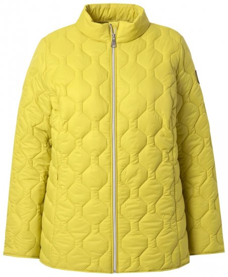 Ulla Popken 840050 Gewatteerd jack Lichtblauw - Jassen - Grote maten jassen voor dames