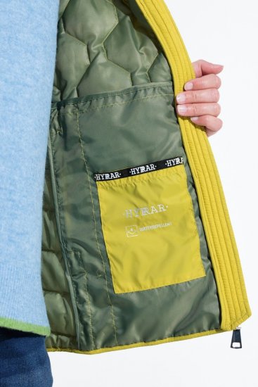 Ulla Popken 840050 Gewatteerd jack Lichtblauw - Jassen - Grote maten jassen voor dames