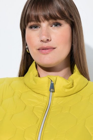 Ulla Popken 840050 Gewatteerd jack Lichtblauw - Jassen - Grote maten jassen voor dames