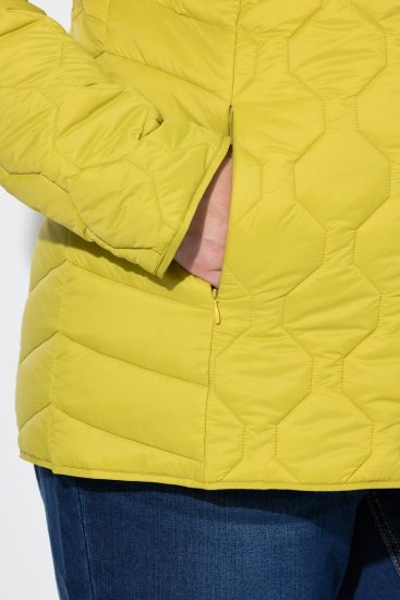 Ulla Popken 840050 Gewatteerd jack Lichtblauw - Jassen - Grote maten jassen voor dames