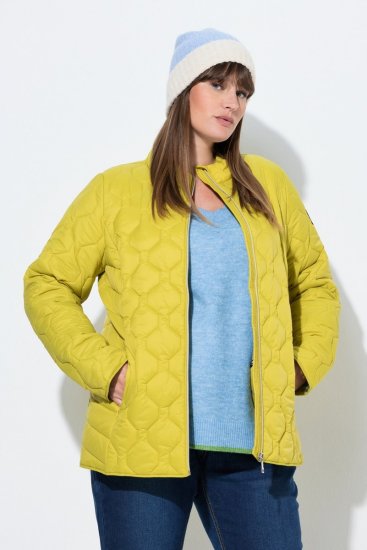 Ulla Popken 840050 Gewatteerd jack Lichtblauw - Jassen - Grote maten jassen voor dames
