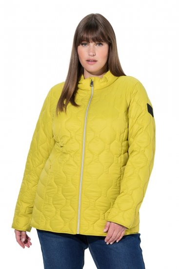 Ulla Popken 840050 Gewatteerd jack Lichtblauw - Jassen - Grote maten jassen voor dames
