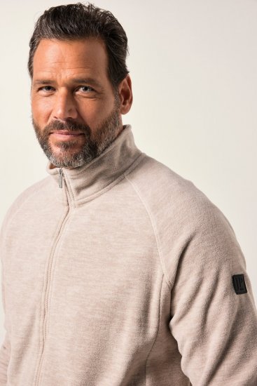 JP1880 Fleece Jacket Stand-up Collar Dusty Pink - Sportkleding & outdoor - Sport- & Outdoorkleding Heren Grote Maten